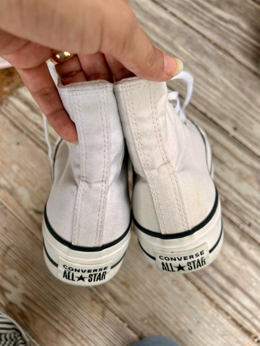 Converse ALL STAR Chuck Taylor High-Top Platform Sneakers - Picture 5 of 7